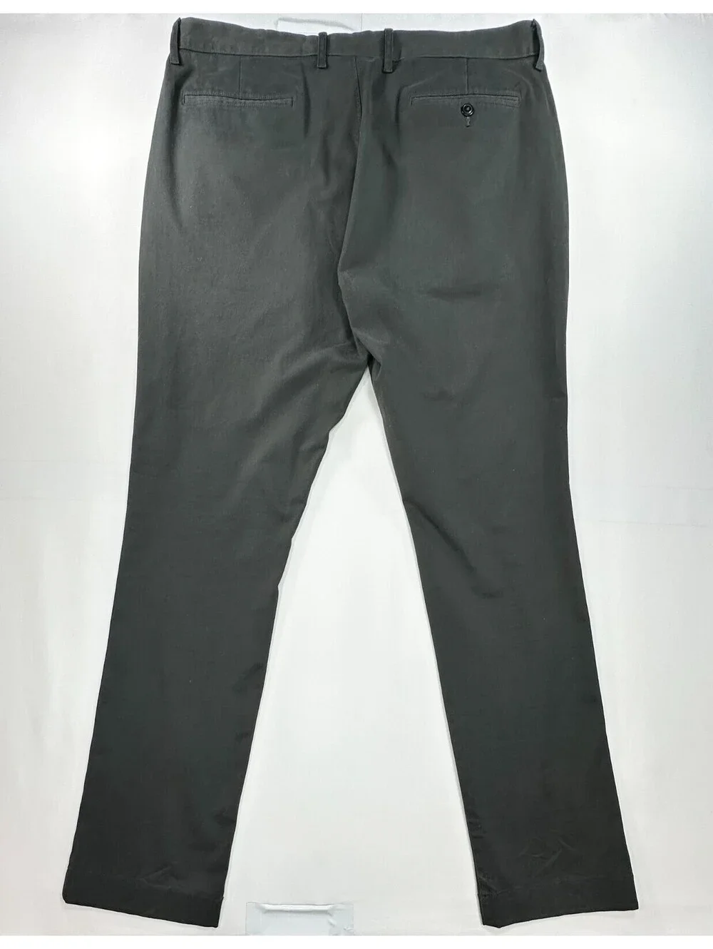 J Crew Stretch Straight Flat Front Chinos Green Mens 36/34